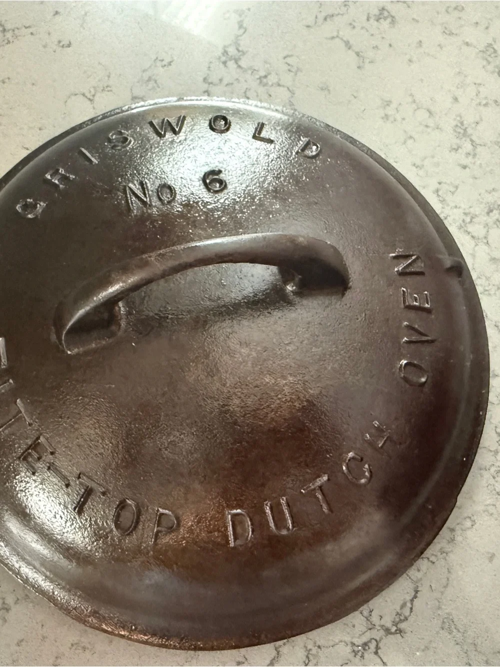 Rare Griswold No 6 Cast Iron Dutch Oven Full 3 piece